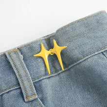 Load image into Gallery viewer, Star Waist Buckle Adjustable Buttons Detachable Pants Clips No Sewing Waist Tightener Metal Snap Button For Decoration