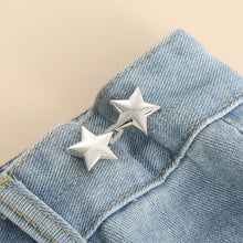 Load image into Gallery viewer, five-pointed Star Shaped Waist Buckle Adjustable Snap Button Retractable Jean Pant Pin No Sewing Waist Tightener Decorative Buttons