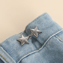 Load image into Gallery viewer, five-pointed Star Shaped Waist Buckle Adjustable Snap Button Retractable Jean Pant Pin No Sewing Waist Tightener Decorative Buttons