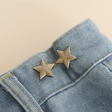 Load image into Gallery viewer, five-pointed Star Shaped Waist Buckle Adjustable Snap Button Retractable Jean Pant Pin No Sewing Waist Tightener Decorative Buttons