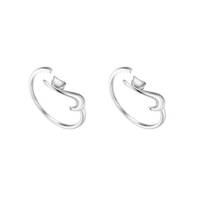 Load image into Gallery viewer, 2Pcs Adjustable Knitting Crochet Loop Ring Cat Ears Ring Knitted Yarn Thread Ring Sewing Tools