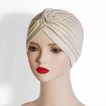 Load image into Gallery viewer, Stretchy Knot Twist Women Headscarf Bonnet multipurpose Shower Cap Yoga Cap For Hair Care