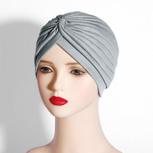 Load image into Gallery viewer, Stretchy Knot Twist Women Headscarf Bonnet multipurpose Shower Cap Yoga Cap For Hair Care