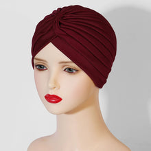 Load image into Gallery viewer, Stretchy Knot Twist Women Headscarf Bonnet multipurpose Shower Cap Yoga Cap For Hair Care