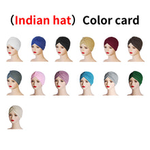 Load image into Gallery viewer, Stretchy Knot Twist Women Headscarf Bonnet multipurpose Shower Cap Yoga Cap For Hair Care