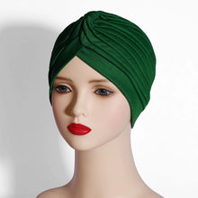 Load image into Gallery viewer, Stretchy Knot Twist Women Headscarf Bonnet multipurpose Shower Cap Yoga Cap For Hair Care