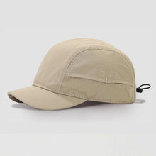 Load image into Gallery viewer, Retro Short-brimmed Solid Color Baseball Cap Outdoor Sports Hat Quick Dry Hat Adjustable Buckle