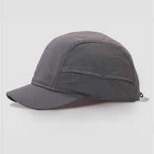 Load image into Gallery viewer, Retro Short-brimmed Solid Color Baseball Cap Outdoor Sports Hat Quick Dry Hat Adjustable Buckle