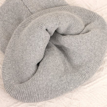 Load image into Gallery viewer, Autumn Winter Retro Solid Color Knitted Hat Bob Hat Soft Warm Knitted Cap Men Women Winter Wind Protection Warm Hat