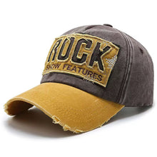 Load image into Gallery viewer, Korean Version Pure Cotton Embroidered Retro Color Blocking Baseball Cap Fashion Shabby Denim Hat Men Women