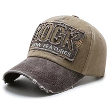 Load image into Gallery viewer, Korean Version Pure Cotton Embroidered Retro Color Blocking Baseball Cap Fashion Shabby Denim Hat Men Women