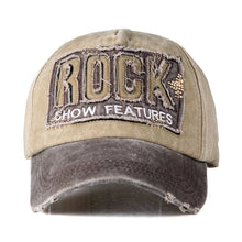 Load image into Gallery viewer, Korean Version Pure Cotton Embroidered Retro Color Blocking Baseball Cap Fashion Shabby Denim Hat Men Women