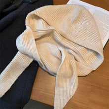 Load image into Gallery viewer, Fashionable Balaclava Solid Color Knitted Hats Scarves Winter Warm Knitted Cap Neck Protection Accessories