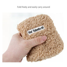 Load image into Gallery viewer, Winter Warm Fleece Bucket Hat Cold Wind Resistant Fashion Fisherman Cap For Men Women