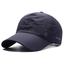 Load image into Gallery viewer, Solid Color Running Cap Outdoor Sport Thin Quick Drying Breathable Baseball Hat Duck Tongue Cap For Men