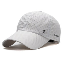 Load image into Gallery viewer, Solid Color Running Cap Outdoor Sport Thin Quick Drying Breathable Baseball Hat Duck Tongue Cap For Men