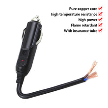 Load image into Gallery viewer, 12V 24V Car Interior Cigarette Lighter Plug Male LED Socket Plug Connector Adapter Car Cigarette Lighter Accessories