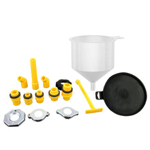 Load image into Gallery viewer, 15Pcs/Set Car Leakproof Coolant Funnel Fit Spill Proof Coolant Filling Kit Universal for Vehicles Plastic Filling Funnel Spout Pour Oil Tool