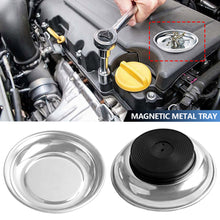 Load image into Gallery viewer, Magnetic Metal Car Repair Tray Screw Ganizer Tool Holder Storage Box Toolbox Container Durable Quality Parts Keeper Workbench Accessory