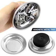 Load image into Gallery viewer, Magnetic Metal Car Repair Tray Screw Ganizer Tool Holder Storage Box Toolbox Container Durable Quality Parts Keeper Workbench Accessory