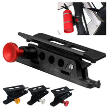 Load image into Gallery viewer, Car Extinguisher Mount Bracket Adjustable Holder with Clamps Fit Aluminium for Jeep Wrangler Sport/ JK/ Sahara Car Accessories