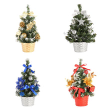 Load image into Gallery viewer, Mini 20/30/40cm Artificial Christmas Tree Table Ornament With Balls New Year Gift Christmas Decoration For Home