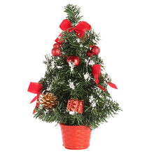 Load image into Gallery viewer, Mini 20/30/40cm Artificial Christmas Tree Table Ornament With Balls New Year Gift Christmas Decoration For Home
