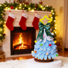 Load image into Gallery viewer, 18/20cm DIY Twist Stick Christmas Tree Mini DIY Tree Kit Twisted Xmas Tree Ornaments Table Top Figurine for Home Party Wedding Decor
