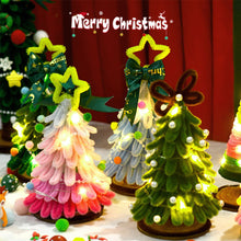 Load image into Gallery viewer, 18/20cm DIY Twist Stick Christmas Tree Mini DIY Tree Kit Twisted Xmas Tree Ornaments Table Top Figurine for Home Party Wedding Decor