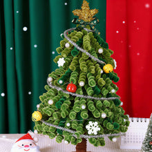Load image into Gallery viewer, DIY Twist Stick Christmas Tree Mini DIY Tree Kit Twisted Xmas Tree Ornaments Table Top Figurine for Home Party Wedding Decor
