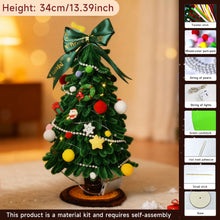 Load image into Gallery viewer, DIY Twist Stick Christmas Tree Mini DIY Tree Kit Twisted Xmas Tree Ornaments Table Top Figurine for Home Party Wedding Decor