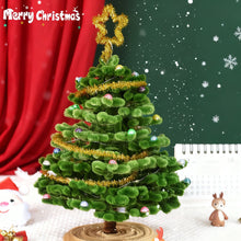 Load image into Gallery viewer, DIY Twist Stick Christmas Tree Mini DIY Tree Kit Twisted Xmas Tree Ornaments Table Top Figurine for Home Party Wedding Decor