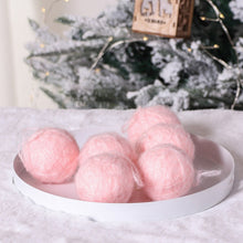 Load image into Gallery viewer, Christmas Tree Decorations Small Wool Felt Ball Handmade Felt Ball Garlands Hanging Pendant Decor