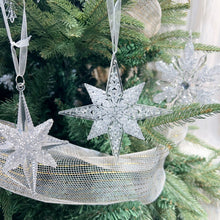 Load image into Gallery viewer, Crystal Christmas Tree Pendant Xmas Transparent Ice Hanging Snowflake Natal Ornament New Year Home Windown Decoration