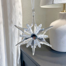 Load image into Gallery viewer, Crystal Christmas Tree Pendant Xmas Transparent Ice Hanging Snowflake Natal Ornament New Year Home Windown Decoration