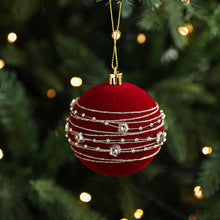 Load image into Gallery viewer, 1PCS 8cm Christmas Ball Ornaments Xmas Tree Hanging Pendants Home Party Decor New Year Noel Navidad
