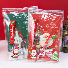Load image into Gallery viewer, Christmas Gifts for Kids Stationery set Party Favor Pencil Notebook Keychain Xmas School Goodie Bag Carnival Supplies