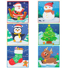 Load image into Gallery viewer, Christmas Magnetic Puzzle for Kids Game Early Learning Education Toys Santa Snowman Puzzle for Kids Xmas Stocking Stuffer Gift Bag Filler
