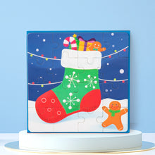Load image into Gallery viewer, Christmas Magnetic Puzzle for Kids Game Early Learning Education Toys Santa Snowman Puzzle for Kids Xmas Stocking Stuffer Gift Bag Filler