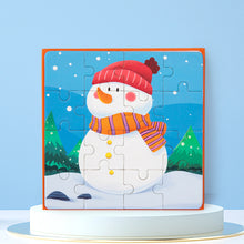 Load image into Gallery viewer, Christmas Magnetic Puzzle for Kids Game Early Learning Education Toys Santa Snowman Puzzle for Kids Xmas Stocking Stuffer Gift Bag Filler