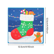 Load image into Gallery viewer, Christmas Magnetic Puzzle for Kids Game Early Learning Education Toys Santa Snowman Puzzle for Kids Xmas Stocking Stuffer Gift Bag Filler
