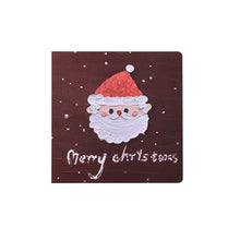 Load image into Gallery viewer, 6pcs Christmas Greeting Card Folding Gift Card With Envelopes And Stickers Xmas Blessing Card New Year Party Invitation Cards
