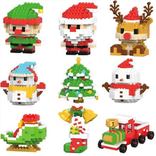 Load image into Gallery viewer, Merry Christmas Tree Santa Jingle Bells Building Blocks Bricks Creative Music Boxes Decoration Children Kids Christmas Santa Claus Gifts