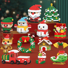 Load image into Gallery viewer, Merry Christmas Tree Santa Jingle Bells Building Blocks Bricks Creative Music Boxes Decoration Children Kids Christmas Santa Claus Gifts