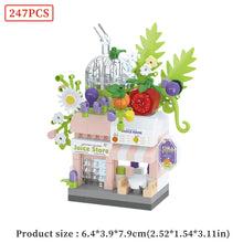 Load image into Gallery viewer, Microparticle City Street View Building Blocks Shop Decoration Gifts for Boys and Girls Assembling Building Blocks Toys