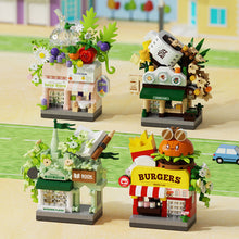 Load image into Gallery viewer, Microparticle City Street View Building Blocks Shop Decoration Gifts for Boys and Girls Assembling Building Blocks Toys