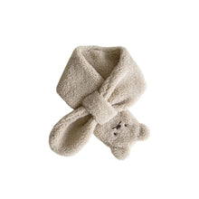 Load image into Gallery viewer, 2Years + Korean Style Children's Scarf Winter New Ins Cartoon Bear Boys and Girls Baby Scarfs Gloves