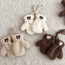 Load image into Gallery viewer, 2Years + Korean Style Children's Scarf Winter New Ins Cartoon Bear Boys and Girls Baby Scarfs Gloves