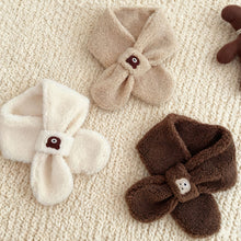 Load image into Gallery viewer, 2Years + Korean Style Children's Scarf Winter New Ins Cartoon Bear Boys and Girls Baby Scarfs Gloves