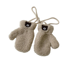 Load image into Gallery viewer, 2Years + Korean Style Children's Scarf Winter New Ins Cartoon Bear Boys and Girls Baby Scarfs Gloves